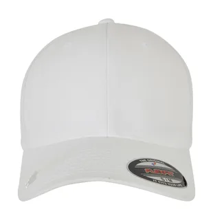Flexfit Wooly Combed Waterrepellent in White, voorkant