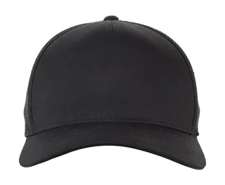 Flexfit 110 truckerspet in Black/Black, voorkant