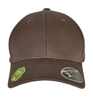 Flexfit 110 pet van biologisch katoen in Dark Grey, voorkant