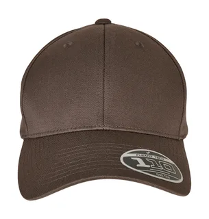Flexfit 110 Curved Visor Snapback in Dark Grey, voorkant