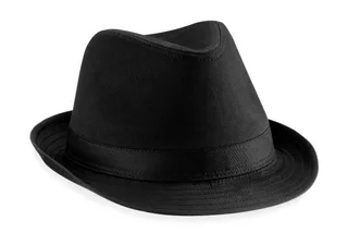 Beechfield Fedora in Black, voorkant