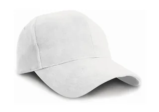 Result Headwear Pro-Style zware katoenen pet in White, voorkant