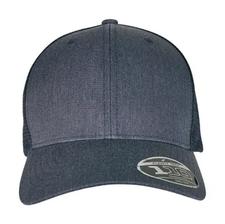 Flexfit 110 Flexfit Melange Trucker in Heather/Navy , voorkant