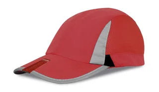 Result Headwear Spiro sportpet in Red/Black, voorkant