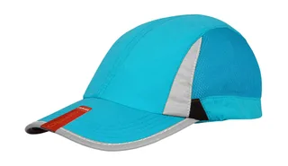 Result Headwear Spiro sportpet in Aqua/Black, voorkant