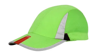 Result Headwear Spiro sportpet in Lime/Black, voorkant