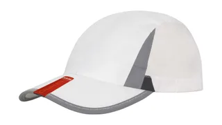 Result Headwear Spiro sportpet in White/Black, voorkant