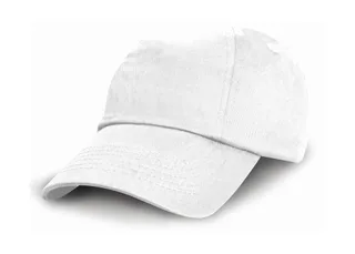 Result Headwear Kinder katoenen low-profile pet in White, voorkant