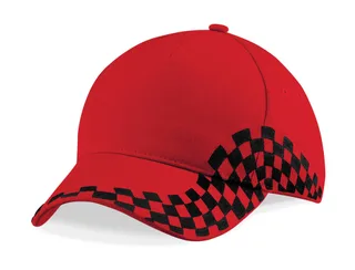 Beechfield Grand Prix pet in Classic Red, voorkant