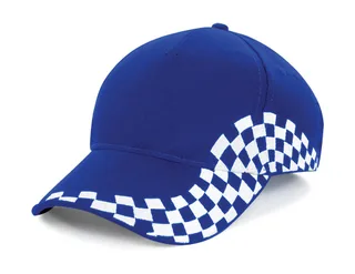 Beechfield Grand Prix pet in Bright Royal, voorkant