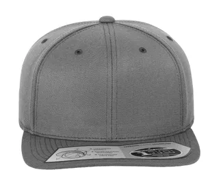 The Classics Yupoong Fitted Snapback in Grey, voorkant