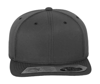The Classics Yupoong Fitted Snapback in Dark Grey, voorkant