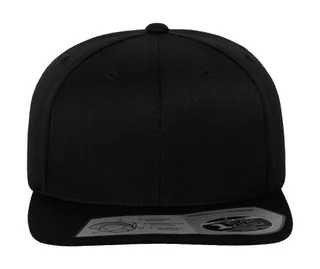 The Classics Yupoong Fitted Snapback in Black, voorkant