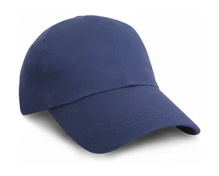 Result Headwear Heavy cotton drill cap in Navy, voorkant