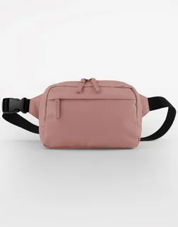 Bagbase Premium recycled cross body bag in Rose, voorkant