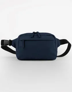 Bagbase Premium recycled cross body bag in Navy, voorkant
