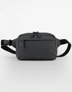 Bagbase Premium recycled cross body bag in Graphite Grey, voorkant