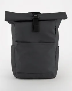 Bagbase Premium recycled roll-top backpack in Graphite Grey, voorkant