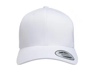 The Classics Yupoong Retro Trucker in White, voorkant