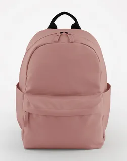 Bagbase Premium recycled mini backpack in Rose, voorkant