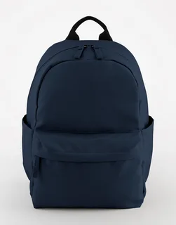 Bagbase Premium recycled mini backpack in Navy, voorkant