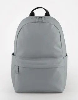 Bagbase Premium recycled backpack in Pure Grey, voorkant