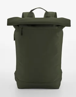 Bagbase Simplicity roll-top rugzak Lite in Pine Green, voorkant