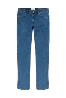 Wrangler Straight jeans Greensboro in The Stone Ride, voorkant