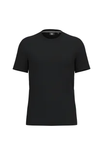 WK. Designed To Work Men's antibacterial short-sleeved t-shirt in Black, voorkant