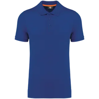 WK. Designed To Work Ecologische polo in Royal Blue, voorkant