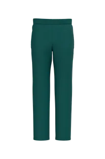 WK. Designed To Work Herenbroek in polykatoen in Emerald Green, voorkant