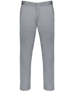 WK. Designed To Work Men's Day To Day trousers in Silver, voorkant