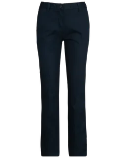 WK. Designed To Work Ladies' Day To Day trousers in Navy, voorkant