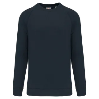 WK. Designed To Work Sweater ronde hals in Navy, voorkant