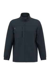 WK. Designed To Work Fleecevest met isolerende laag uniseks in Navy, voorkant