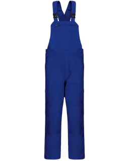 WK. Designed To Work Unisex work overall in Royal Blue, voorkant