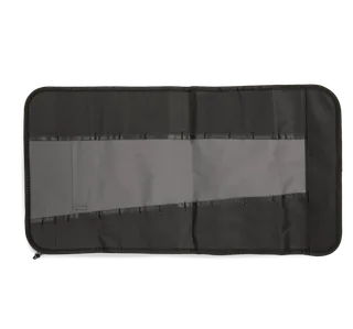 WK. Designed To Work 22-piece tool roll in Full Grey / Black, voorkant