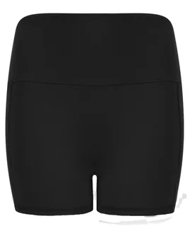 Tombo Damesshort met telefoonzakje in Black, voorkant