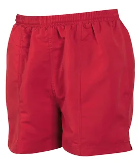 Tombo Multisport gevoerde short in Red, voorkant