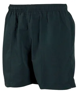 Tombo Multisport gevoerde short in Black, voorkant