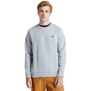 Timberland Crew neck sweatshirt Exeter River in Medium Grey Heather, voorkant