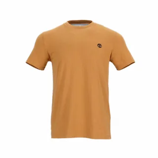 Timberland Dustan River cotton T-shirt in Wheat Boot, voorkant