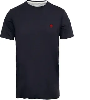 Timberland Dustan River cotton T-shirt in Dark Sapphire, voorkant