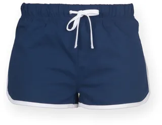 SF Clothing Kids' retro shorts in Navy / White, voorkant
