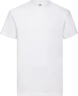 Fruit of the Loom Valueweight T-shirt in White, voorkant