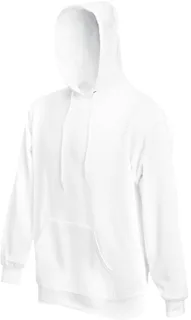 Fruit of the Loom Hoodie in White, voorkant