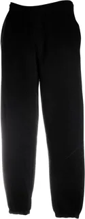 Fruit of the Loom Joggingbroek elastieke enkelboorden (64-026-0) in Black, voorkant