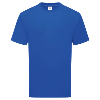 Fruit of the Loom Puur katoenen T-shirt in Royal Blue, voorkant