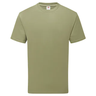 Fruit of the Loom Puur katoenen T-shirt in Classic Olive, voorkant