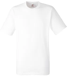 Fruit of the Loom American zwaar T-shirt in White, voorkant
